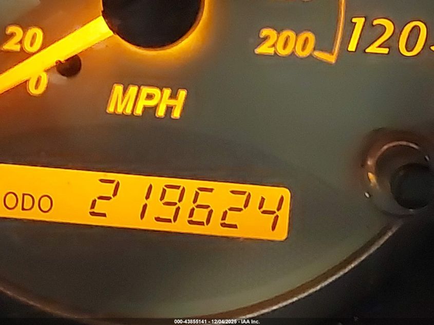 2001 Toyota Rav4 VIN: JTEHH20V616003949 Lot: 43855141