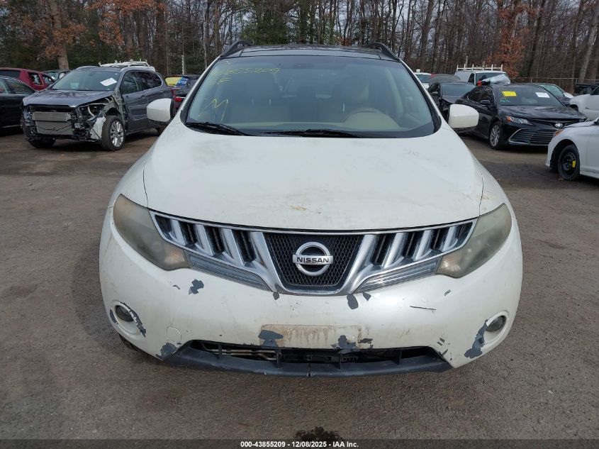 2009 Nissan Murano Sl VIN: JN8AZ18W59W215025 Lot: 43855209