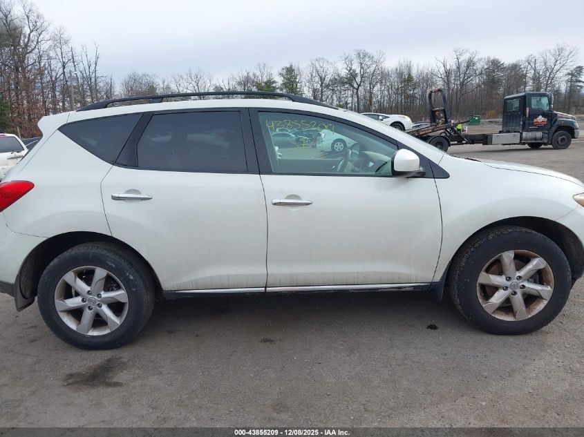 2009 Nissan Murano Sl VIN: JN8AZ18W59W215025 Lot: 43855209