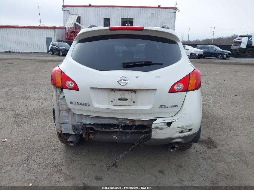 2009 Nissan Murano Sl VIN: JN8AZ18W59W215025 Lot: 43855209