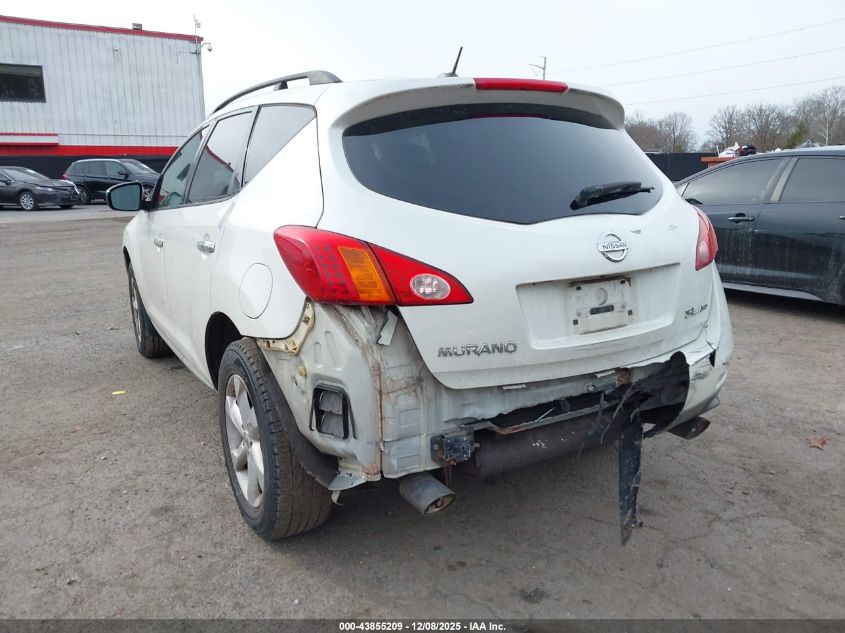 2009 Nissan Murano Sl VIN: JN8AZ18W59W215025 Lot: 43855209