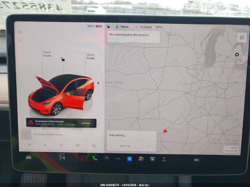 2023 Tesla Model Y Awd/Long Range Dual Motor All-Wheel Drive VIN: 7SAYGDEE4PA123306 Lot: 43855275