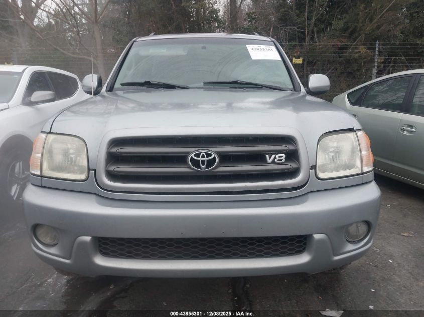 2004 Toyota Sequoia Sr5 V8 VIN: 5TDBT44A04S206397 Lot: 43855301
