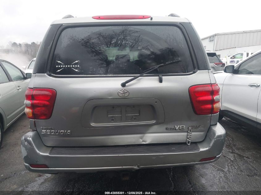 2004 Toyota Sequoia Sr5 V8 VIN: 5TDBT44A04S206397 Lot: 43855301