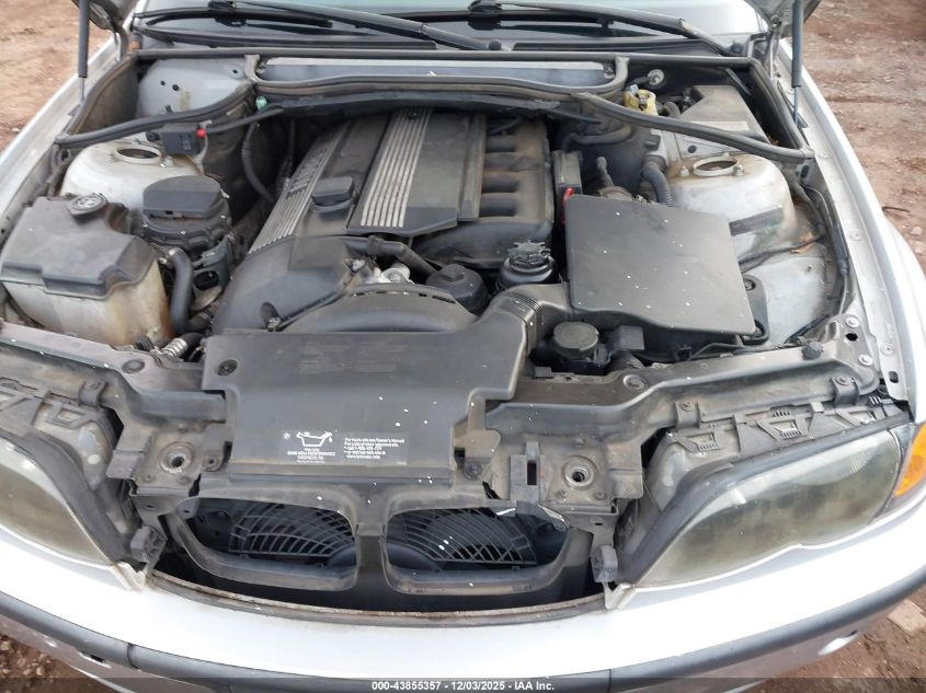 2002 BMW 325I VIN: WBAEV334X2KL69511 Lot: 43855357