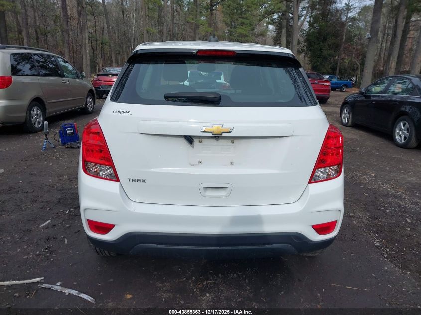 2020 Chevrolet Trax Fwd Ls VIN: KL7CJKSB1LB055244 Lot: 43855363