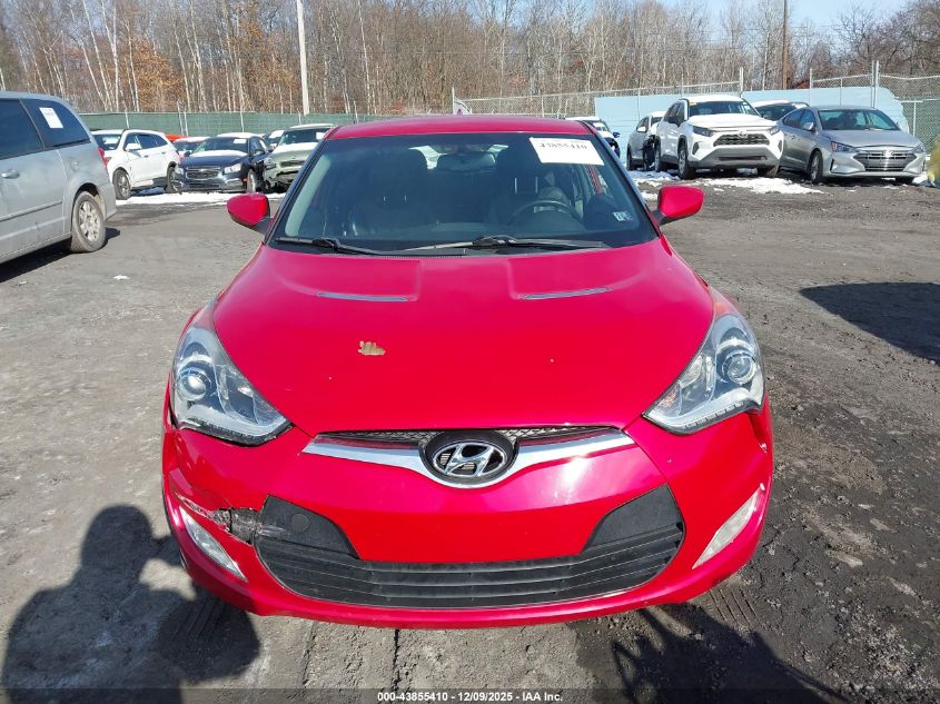 2015 Hyundai Veloster Re:flex VIN: KMHTC6AD1FU221595 Lot: 43855410