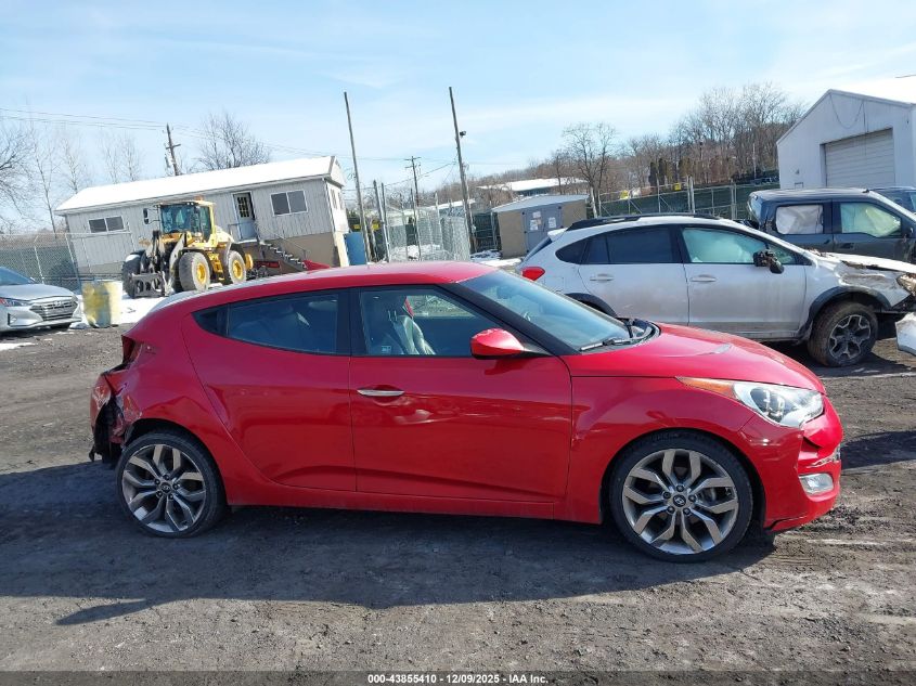 2015 Hyundai Veloster Re:flex VIN: KMHTC6AD1FU221595 Lot: 43855410