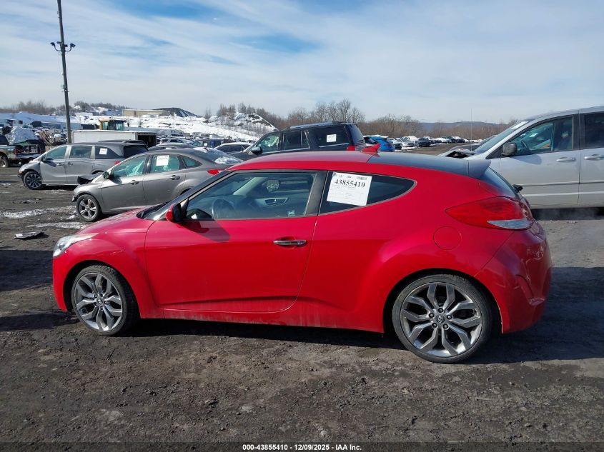 2015 Hyundai Veloster Re:flex VIN: KMHTC6AD1FU221595 Lot: 43855410