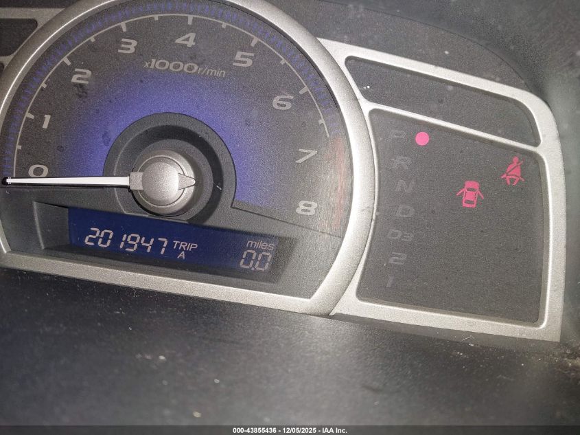 2008 Honda Civic Ex VIN: 1HGFA16898L050580 Lot: 43855436