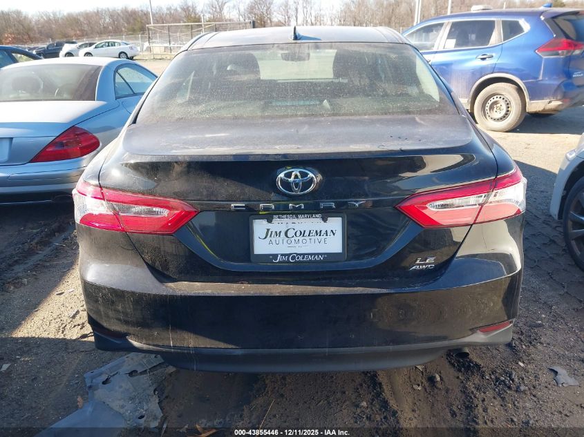 2020 Toyota Camry Le Awd VIN: 4T1C11BK5LU009137 Lot: 43855446