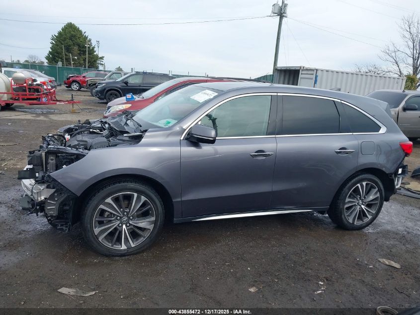 2020 Acura Mdx Technology Package VIN: 5J8YD4H58LL017258 Lot: 43855472
