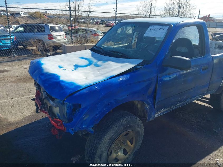 2001 Toyota Tacoma VIN: 5TEPM62N01Z729678 Lot: 43855481