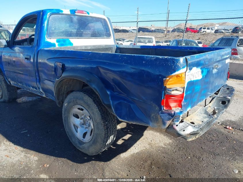 2001 Toyota Tacoma VIN: 5TEPM62N01Z729678 Lot: 43855481