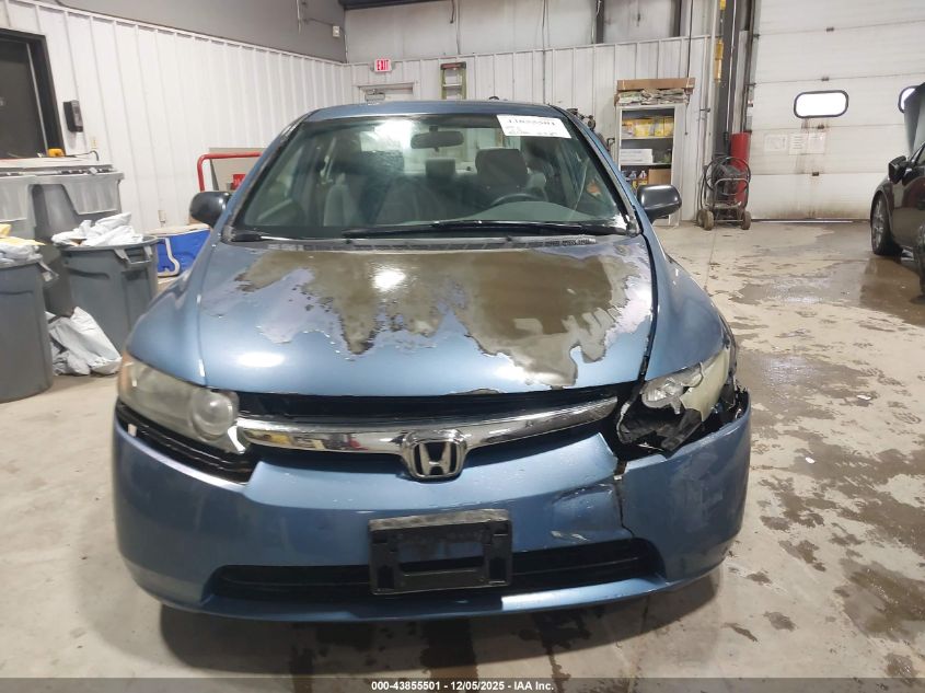 2006 Honda Civic Dx VIN: 1HGFA162X6L043484 Lot: 43855501