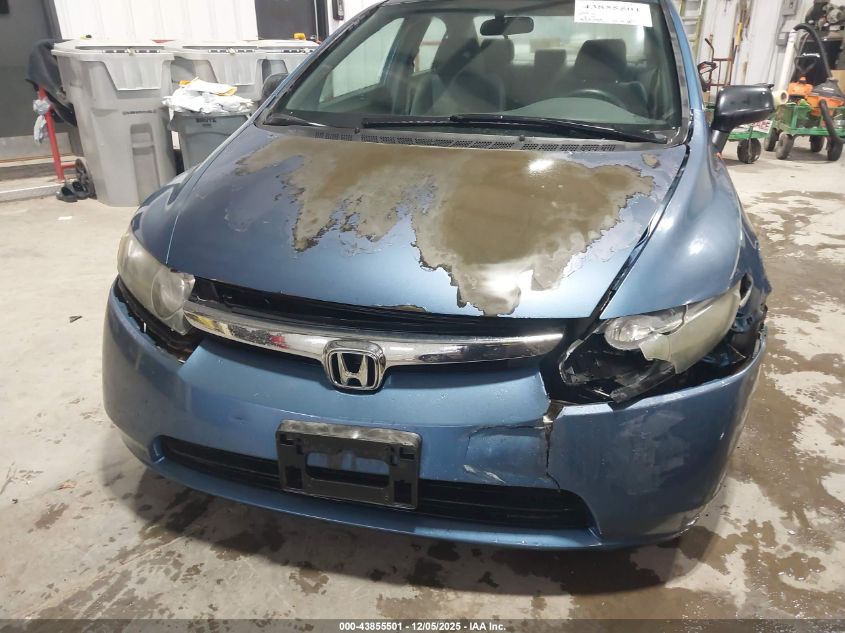 2006 Honda Civic Dx VIN: 1HGFA162X6L043484 Lot: 43855501