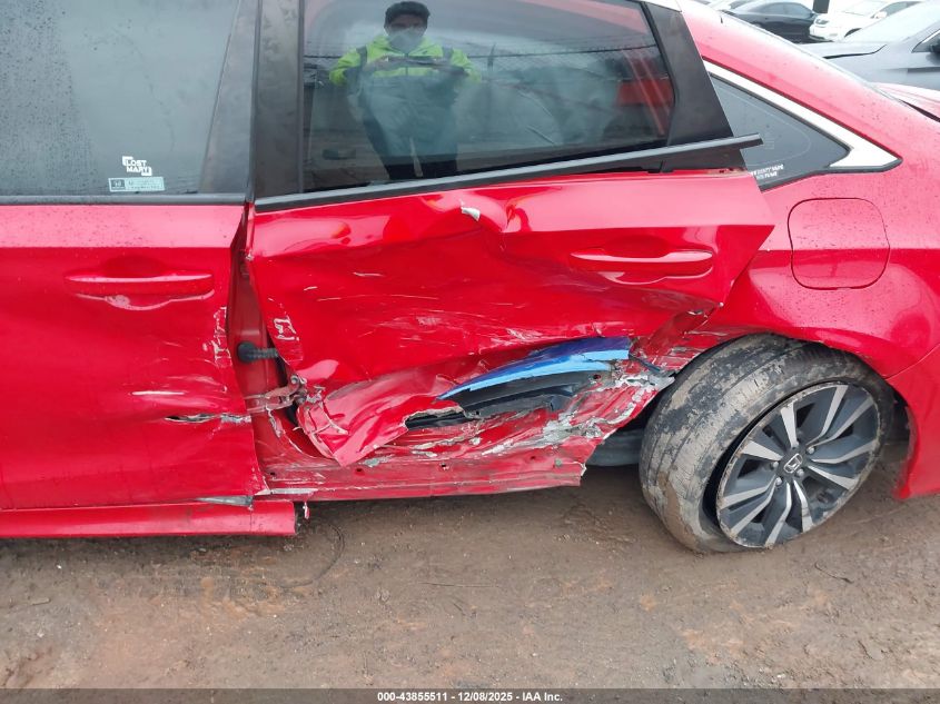 2022 Honda Civic Ex VIN: 2HGFE1F77NH306669 Lot: 43855511