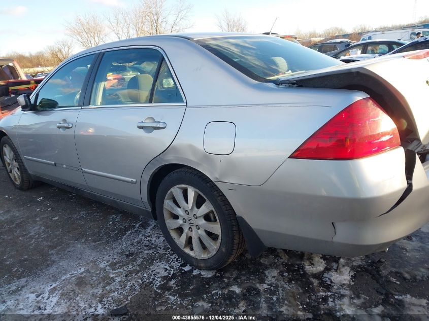 2007 Honda Accord 3.0 Se VIN: 1HGCM66447A061646 Lot: 43855576