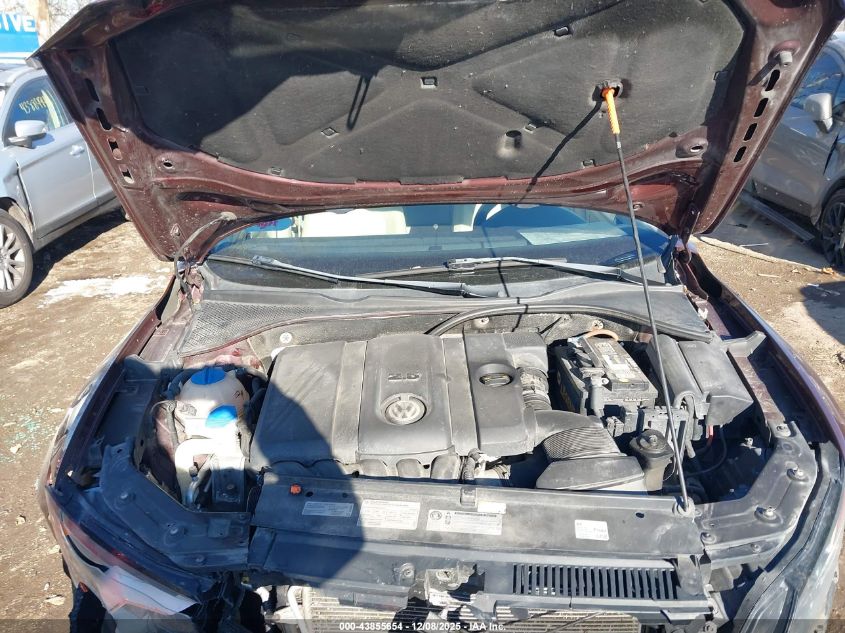 2012 Volkswagen Passat 2.5L Se VIN: 1VWBH7A39CC078666 Lot: 43855654