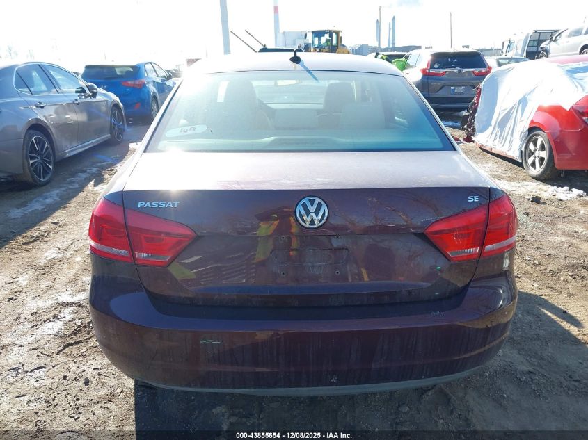 2012 Volkswagen Passat 2.5L Se VIN: 1VWBH7A39CC078666 Lot: 43855654