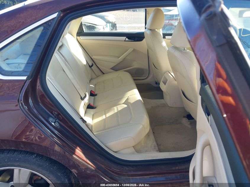 2012 Volkswagen Passat 2.5L Se VIN: 1VWBH7A39CC078666 Lot: 43855654