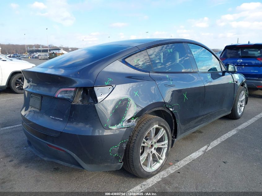 2024 Tesla Model Y Long Range Dual Motor All-Wheel Drive VIN: 7SAYGDEE2RA233659 Lot: 43855704
