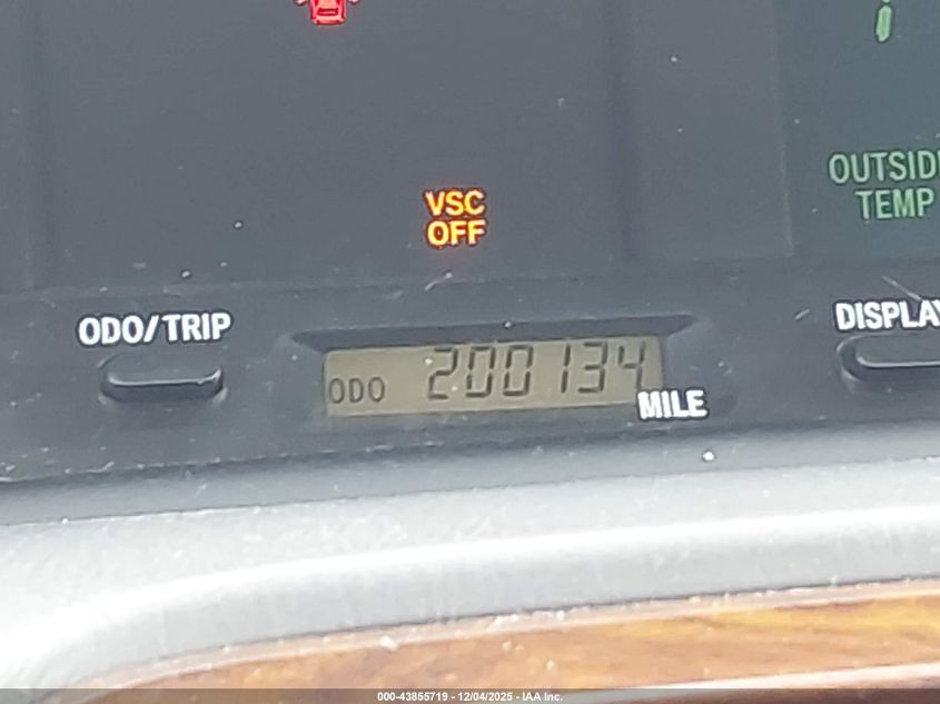 2002 Toyota Avalon Xls VIN: 4T1BF28B72U225371 Lot: 43855719