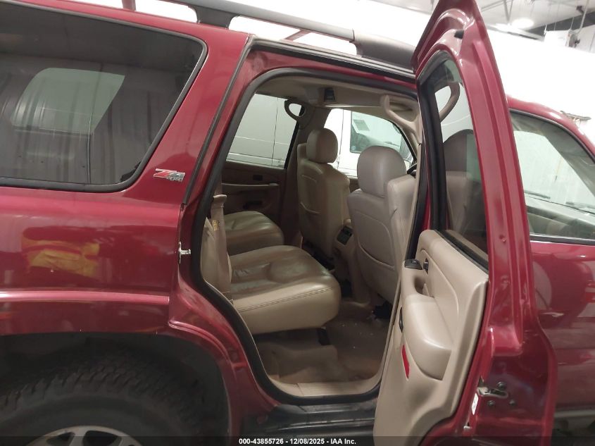 2005 Chevrolet Tahoe Z71 VIN: 1GNEK13T35R256588 Lot: 43855726