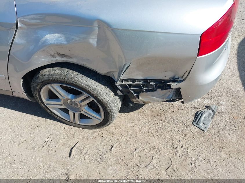 2008 Audi A4 2.0T/2.0T Special Edition VIN: WAUAF78E68A148796 Lot: 43855753