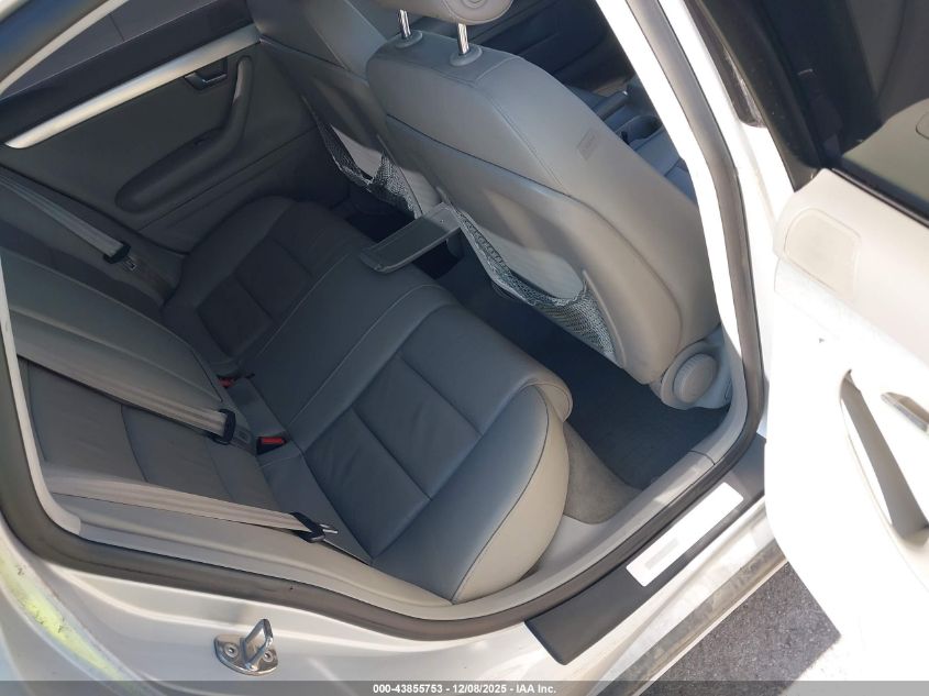 2008 Audi A4 2.0T/2.0T Special Edition VIN: WAUAF78E68A148796 Lot: 43855753