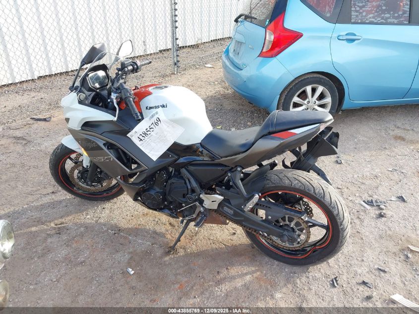 2023 Kawasaki Ex650 R VIN: ML5EXER14PDA84320 Lot: 43855769