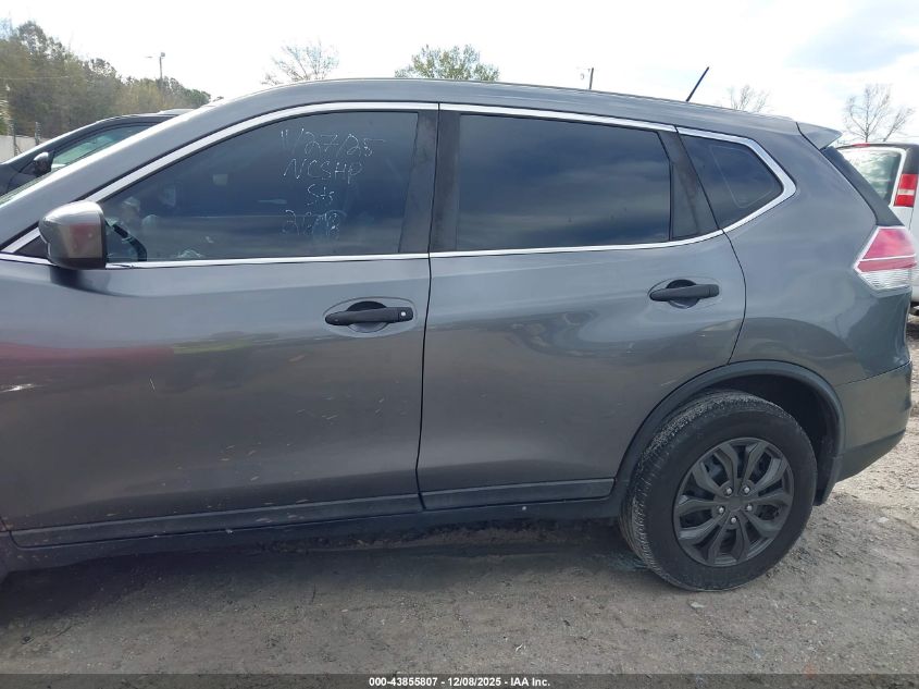 2016 Nissan Rogue S VIN: 5N1AT2MVXGC842698 Lot: 43855807