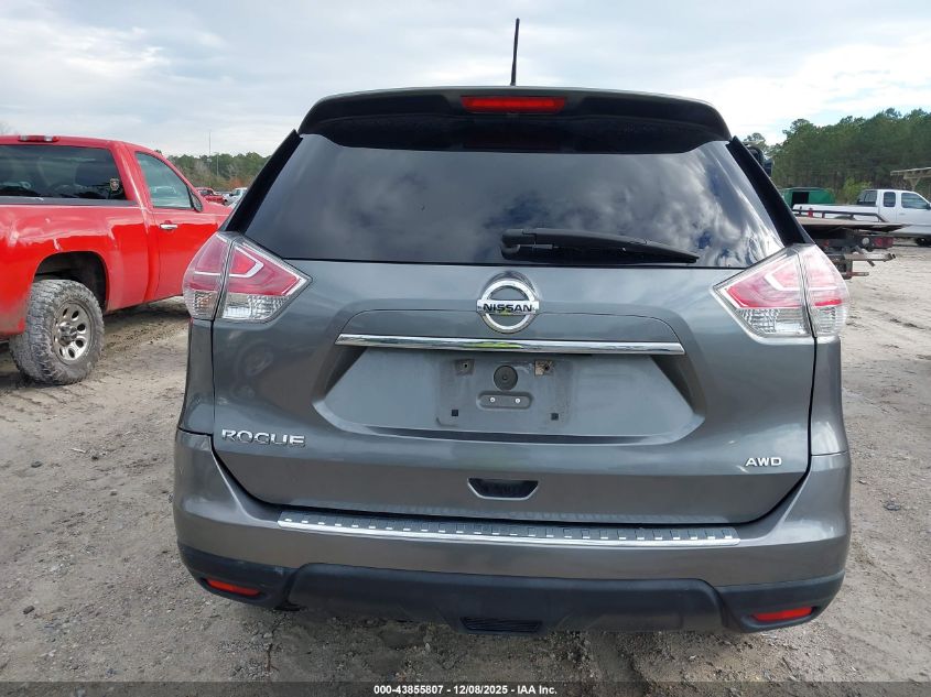 2016 Nissan Rogue S VIN: 5N1AT2MVXGC842698 Lot: 43855807
