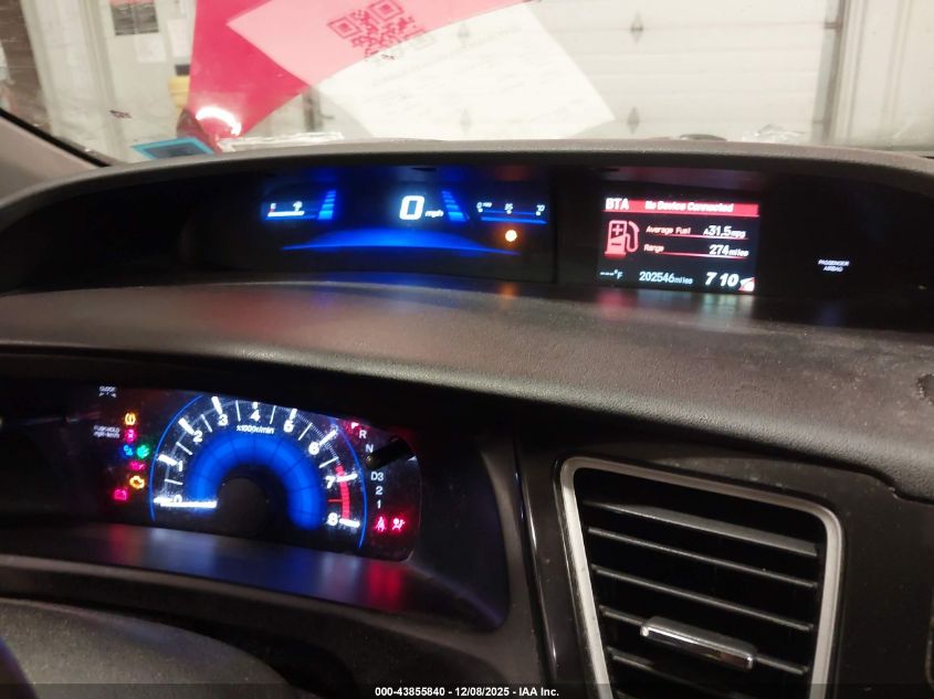 2013 Honda Civic Ex VIN: 2HGFG3B83DH500523 Lot: 43855840