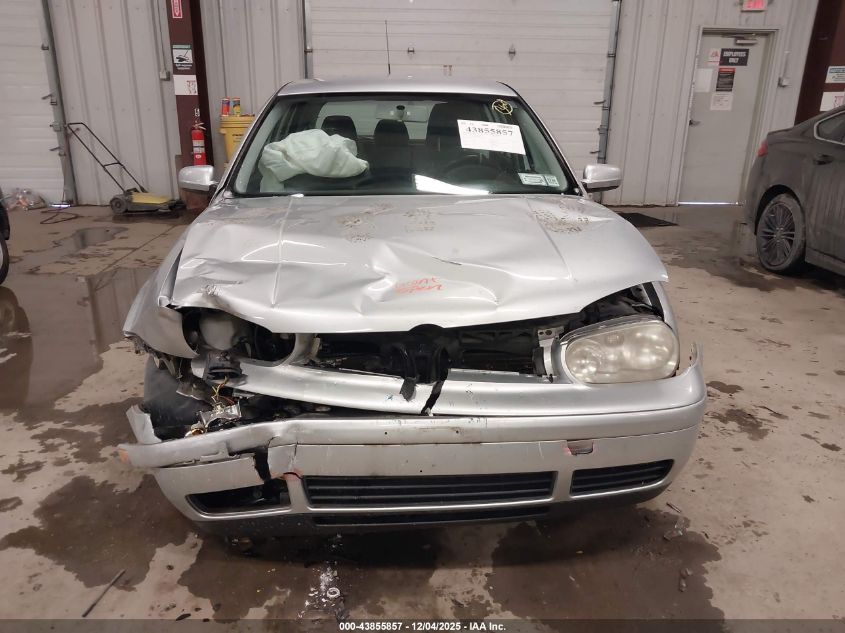 2002 Volkswagen Golf Gls 2.0L VIN: 9BWGK61J624052804 Lot: 43855857