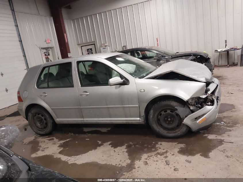 2002 Volkswagen Golf Gls 2.0L VIN: 9BWGK61J624052804 Lot: 43855857