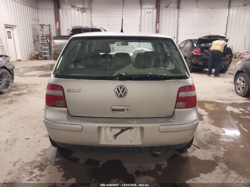 2002 Volkswagen Golf Gls 2.0L VIN: 9BWGK61J624052804 Lot: 43855857