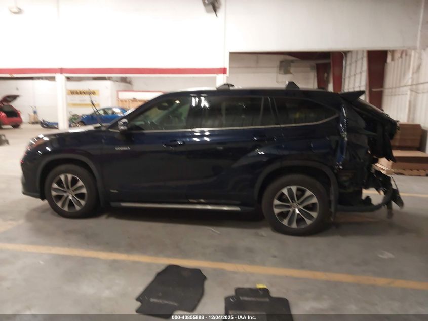 2021 Toyota Highlander Hybrid Xle VIN: 5TDGBRCH2MS050092 Lot: 43855888