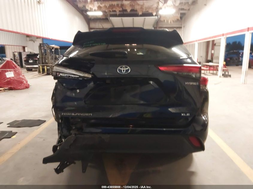 2021 Toyota Highlander Hybrid Xle VIN: 5TDGBRCH2MS050092 Lot: 43855888