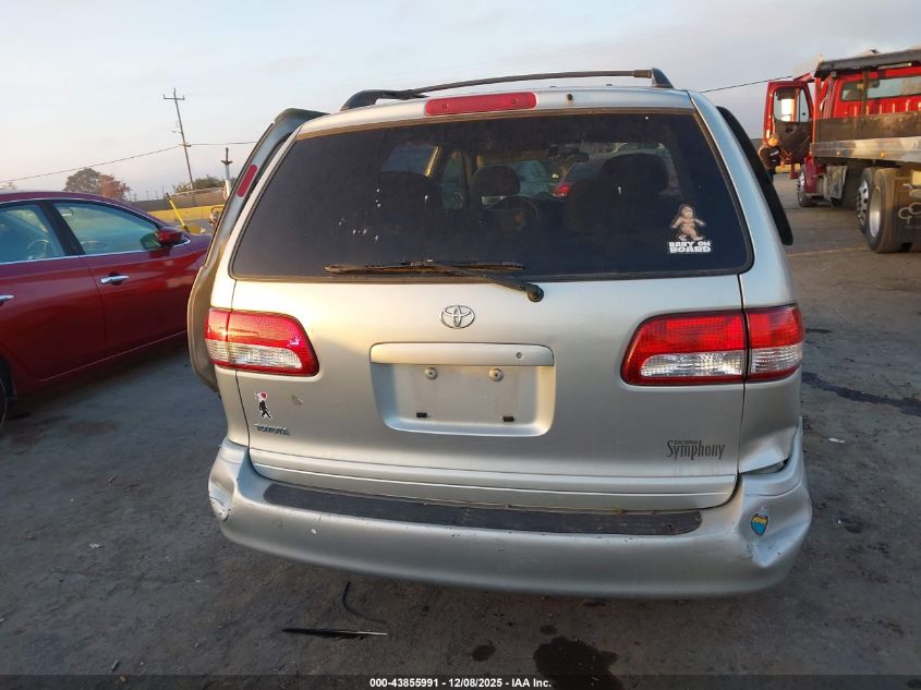 2003 Toyota Sienna Le VIN: 4T3ZF13C23U547899 Lot: 43855991