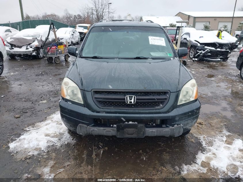 2005 Honda Pilot Ex-L VIN: 5FNYF18555B059285 Lot: 43855998