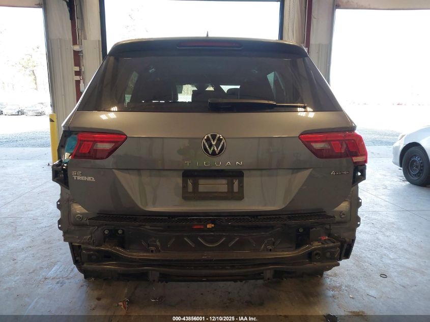 2022 Volkswagen Tiguan 2.0T Se VIN: 3VV2B7AX2NM162046 Lot: 43856001