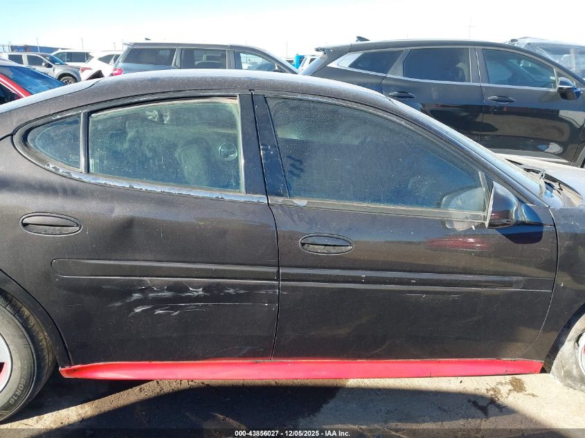 2008 Pontiac Grand Prix VIN: 2G2WP552981109087 Lot: 43856027