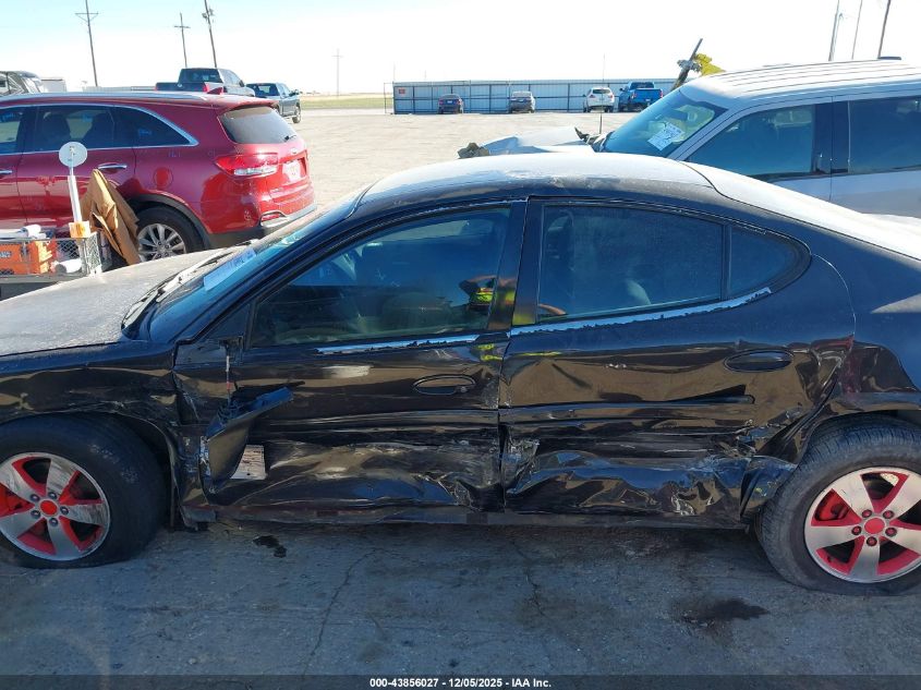 2008 Pontiac Grand Prix VIN: 2G2WP552981109087 Lot: 43856027