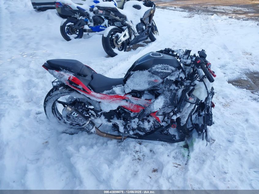 2025 Kawasaki Ex500 VIN: ML5EXGG19SDA44614 Lot: 43856075