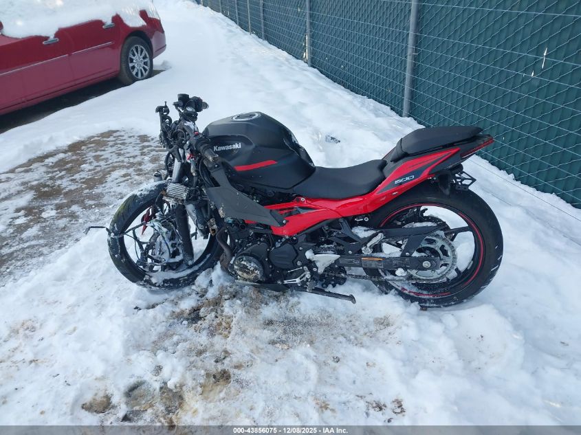 2025 Kawasaki Ex500 VIN: ML5EXGG19SDA44614 Lot: 43856075