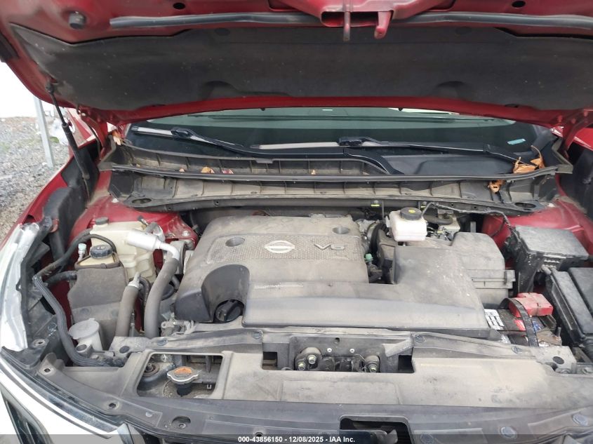 2015 Nissan Murano Sl VIN: 5N1AZ2MG9FN236411 Lot: 43856150