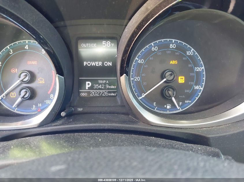 2014 Toyota Corolla S Plus VIN: 2T1BURHE8EC030734 Lot: 43856189