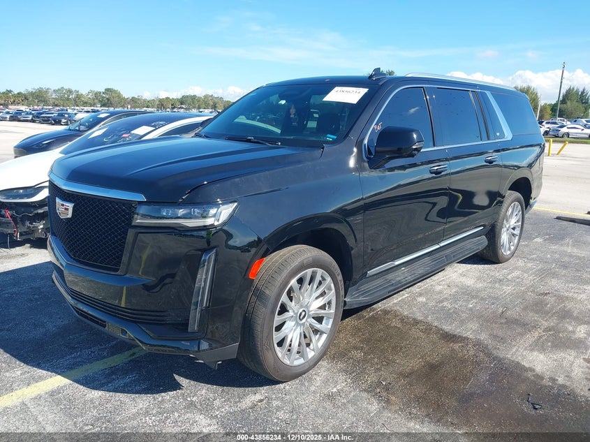 Vin: 1gys3kkl8pr490724, lot: 44351752, cadillac escalade esv 2wd premium luxury 20232