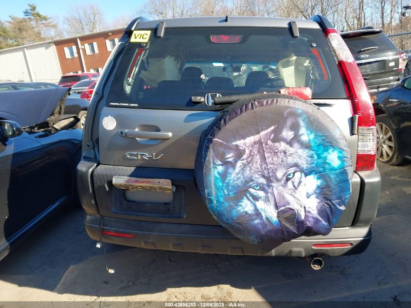 2006 Honda Cr-V Lx VIN: JHLRD78506C004399 Lot: 43856253